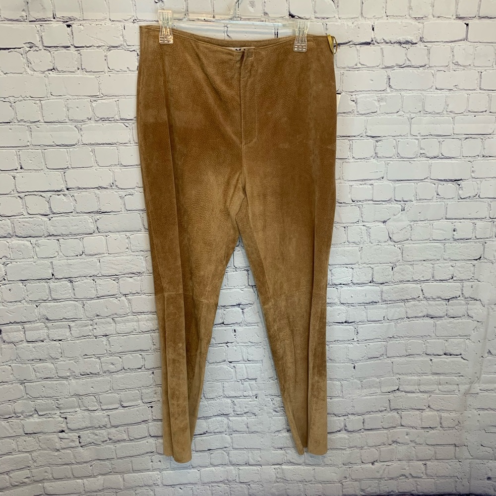 Tan Suede Pants